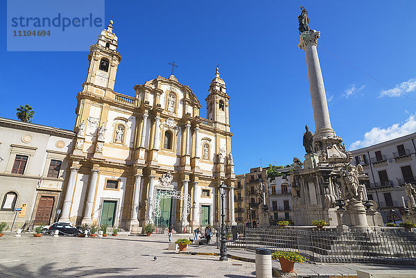 Kirche von San Domenico  Palermo  Sizilien  Italien  Europa