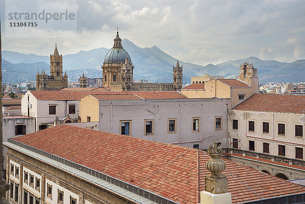 Stadtbild  Palermo  Sizilien  Italien  Europa