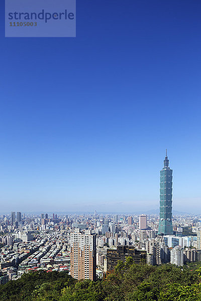 Gebäude Taipei 101  Taipeh  Taiwan  Asien