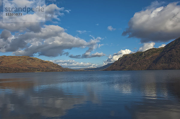 Ullswater  North Lakes  Lake District National Park  Cumbria  England  Vereinigtes Königreich  Europa