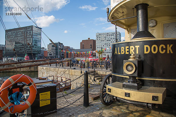 Albert Dock  UNESCO-Welterbestätte  Liverpool  Merseyside  England  Vereinigtes Königreich  Europa