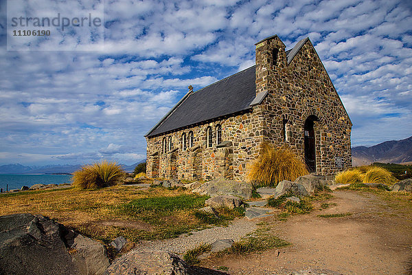 Kirche des Guten Hirten  Lake Tekapo  Südinsel  Neuseeland  Pazifik