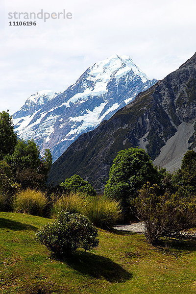 Aoraki/Mount Cook National Park  UNESCO Weltkulturerbe  Südliche Alpen  Süd-Canterbury  Südinsel  Neuseeland  Pazifik