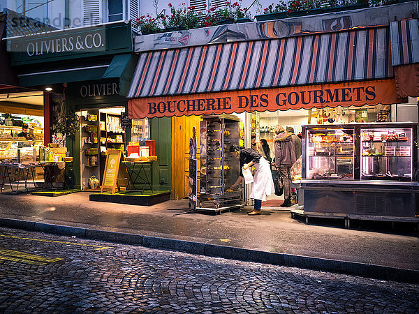 Fleischer in Montmartre  Paris  Frankreich  Europa