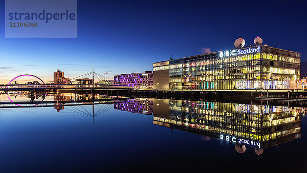 Pacific Quay  Glasgow  Schottland  Vereinigtes Königreich  Europa