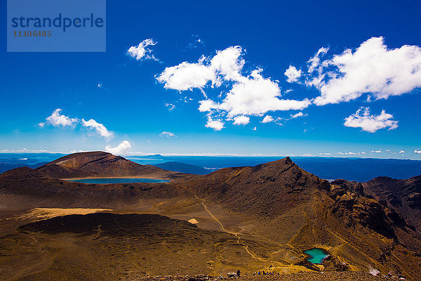 Die Tongariro-Überquerung  UNESCO-Welterbe  Nordinsel  Neuseeland  Pazifik