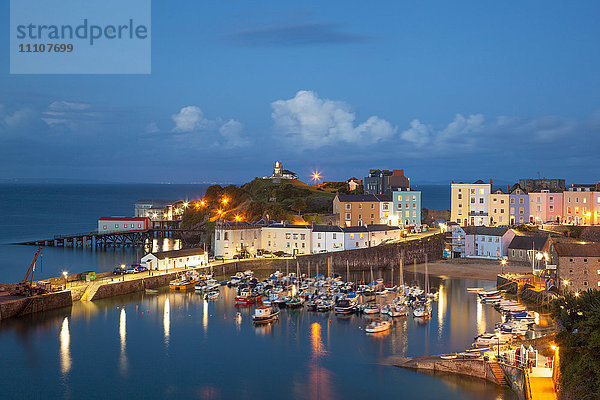 Tenby  Pembrokeshire  Wales  Vereinigtes Königreich  Europa