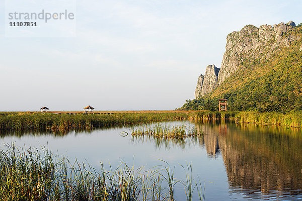 Feuchtgebiete des Khao San Roi Yot Nationalparks  Prachuap Kiri Khan  Thailand  Südostasien  Asien