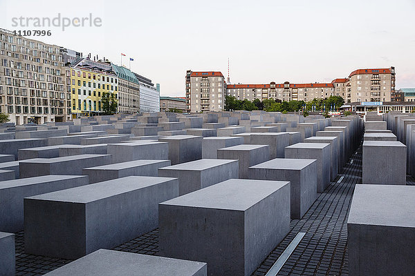 Mahnmal für die ermordeten Juden Europas  Berlin  Deutschland  Europa