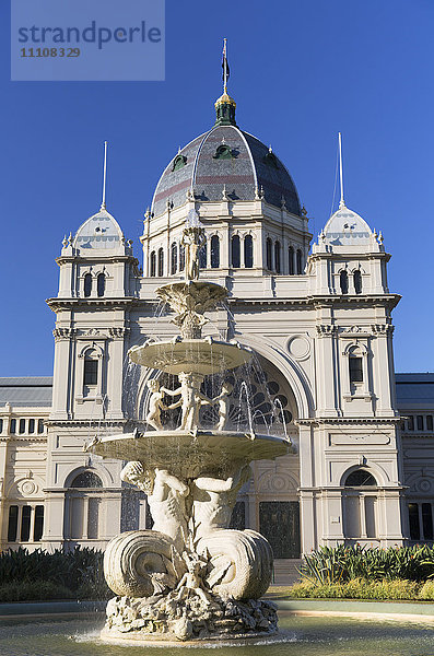 Königliches Ausstellungsgebäude  UNESCO-Weltkulturerbe  Melbourne  Victoria  Australien  Pazifik