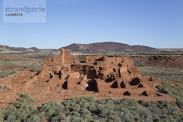 Wupatki Pueblo  bewohnt von etwa 1100 bis 1250 n. Chr.  Wupatki National Monument  Arizona  Vereinigte Staaten von Amerika  Nordamerika