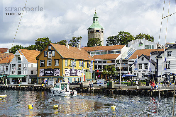 Hafen von Stavanger  Norwegen  Skandinavien  Europa