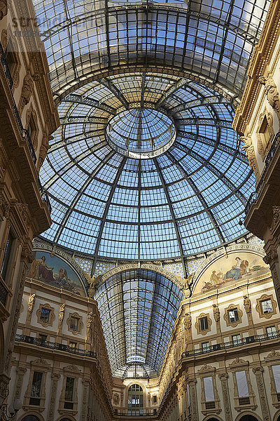 Galerie Vittorio Emanuele II  Mailand  Lombardei  Italien  Europa
