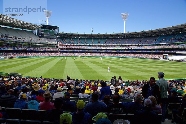 Melbourne Cricket Ground Testspiel  Melbourne  Victoria  Australien  Ozeanien