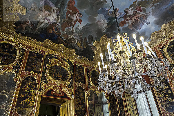 Italien  Piemont  Turin  Königlicher Palast  Chinesisches Privatzimmer mit originalen Seen