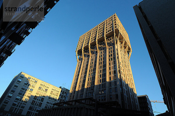 Europa   Italien   Lombardei   Mailand   torre Velasca Gebäude