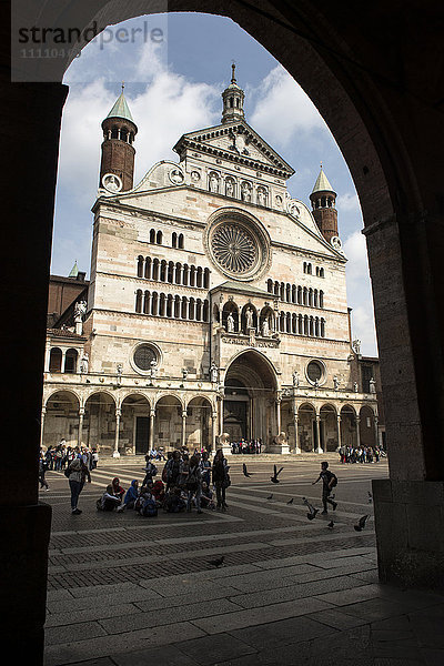 Italien  Lombardei  Cremona  Kathedrale Duomo