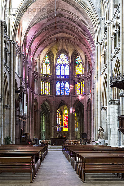Europa  Frankreich  Region Nievre  Nevers  die Kathedrale von Saint-Cyr et Saint-Julitte