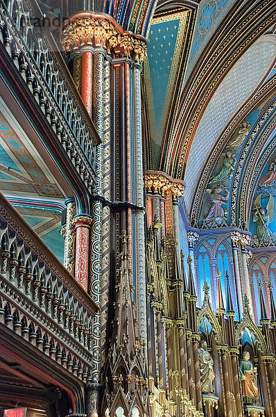Nordamerika  Kanada  Québec  Montréal  Basilika Notre Dame