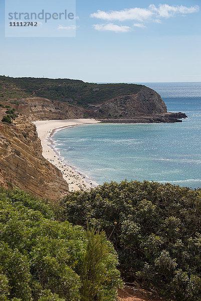 Europa  Portugal  Region Algarve  Bezirk Lagos  Praia das Cabanas Velhas