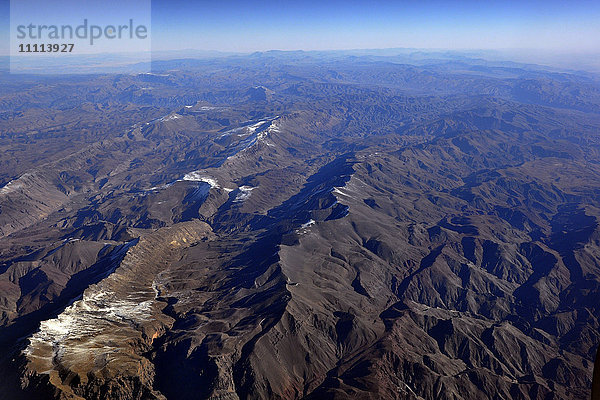 Marokko  Atlasgebirge  Blick aus der Luft