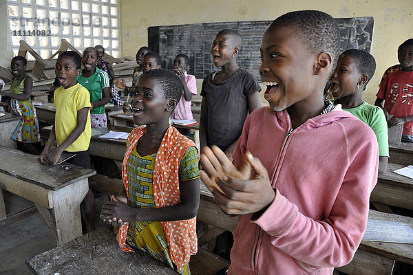 Togo  Notse  lokale Schule