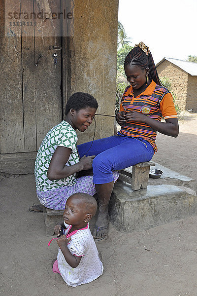 Togo  Umgebung von Lomè  Alltagsleben