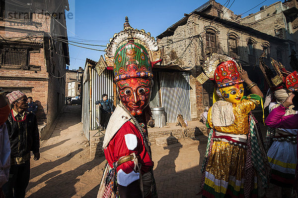 Nepal  Bhaktapur Folklore