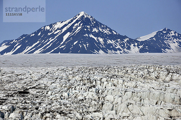 Norwegen  Svalbard-Inseln  Insel Spitzbergen  Billefjorden-Gletscher