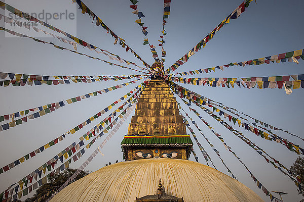 Nepal  Kathmandu  lokale Stupa