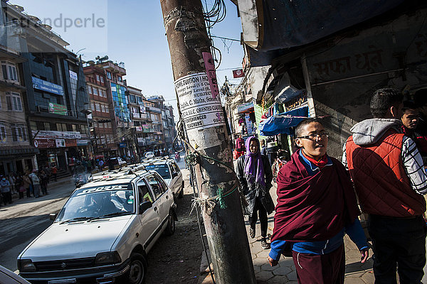 Nepal  Boudhanath  tägliches Leben