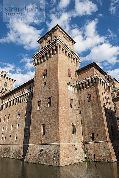 Italien  Emilia Romagna  Ferrara  Schloss Estense