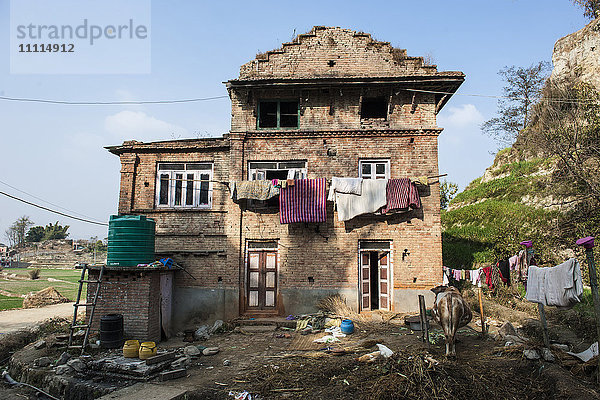 Nepal  Tathali  traditionelles Haus