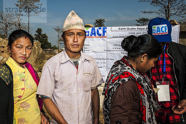 Nepal  Bezirk Nuwakot  ein Jahr nach dem Erdbeben  humanitäre Hilfe
