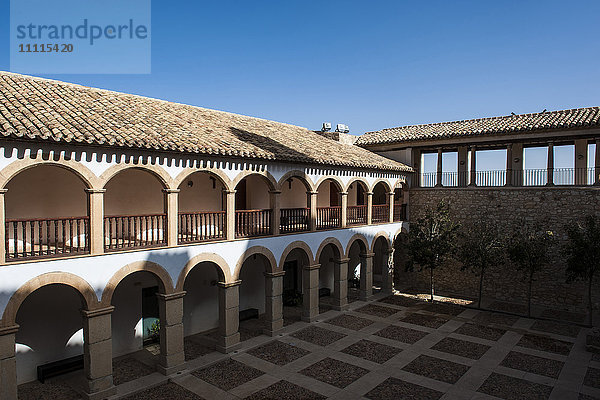 Spanien  Region Murcia  Caravaca de la Cruz  Heiligtum Alcázar de la Vera Cruz