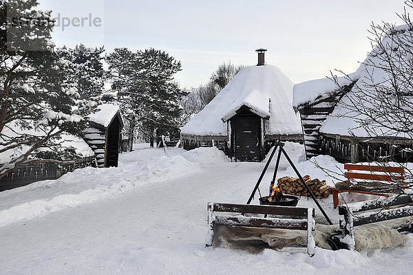 Norwegen  Tromso  traditionelles Haus