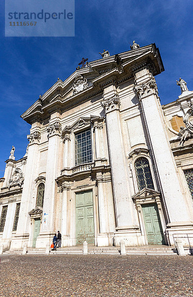 Italien  Lombardei  Mantua  Piazza Sordello  der Dom