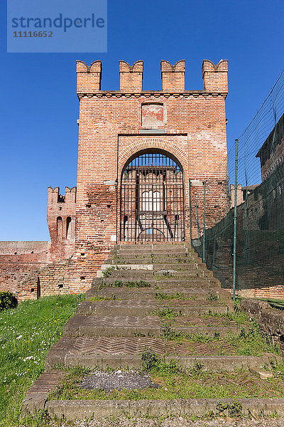 Italien  Lombardei  Soncino  Rocca Sforzesca