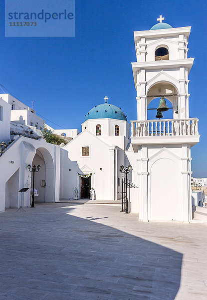 Griechenland  Kykladen  Insel Santorin  Fira  Kirche von Firostefani