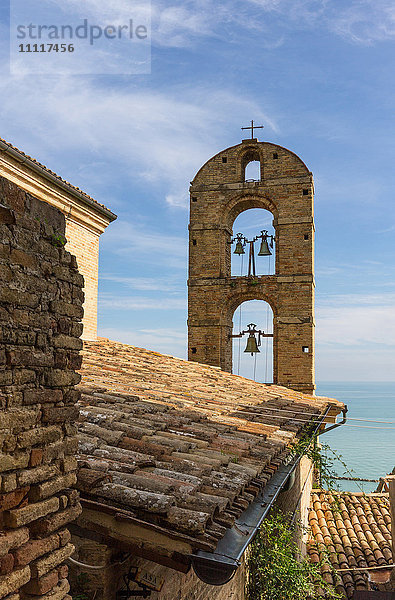 Italien  Marken  Grottammare  Glockenturm