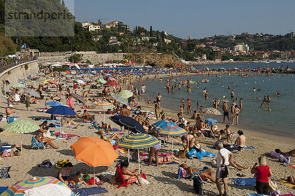 Italien  Ligurien  Lerici  der Strand