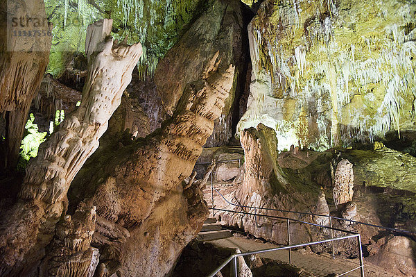 Is Zuddas Höhle  Santadi  Sardinien  Italien