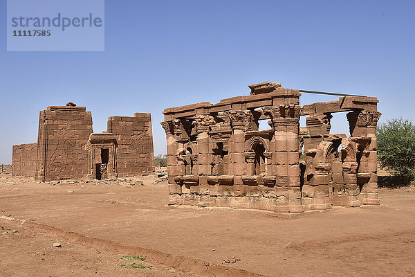 Afrika  Sudan  Naga  der römische Kiosk