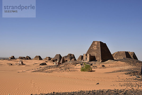 Afrika  Sudan  Nubien  Pyramiden von Meroe