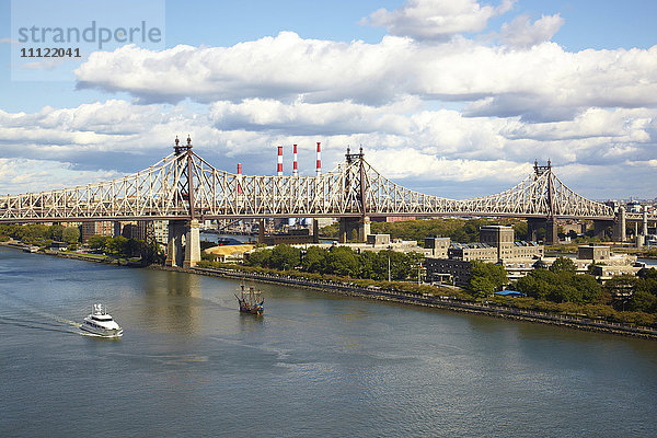 Brücke über den Stadtkanal  New York  New York  Vereinigte Staaten