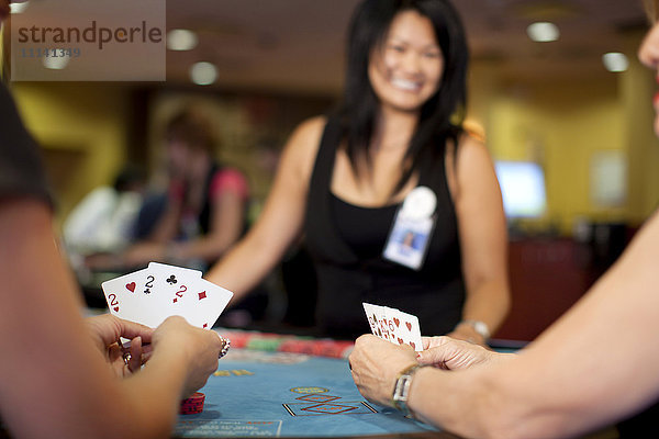 Pokerspieler im Kasino