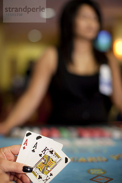 Pokerspieler im Kasino