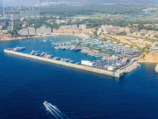 Spanien  Mallorca  Palma de Mallorca  Luftaufnahme  Marina  Port Adriano