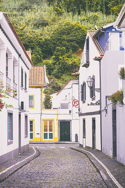 Portugal  Pico  Gasse in Lajes do Pico