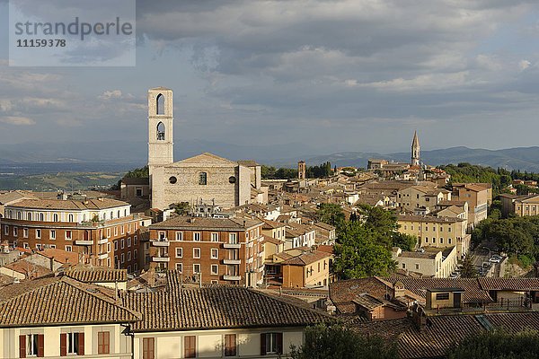 Italien  Umbrien  Perugia  Stadtbild